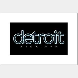 Detroit Michigan Posters and Art